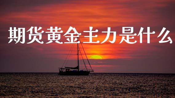 期货黄金主力是什么_https://www.kuaijiepai.net_国际期货_第1张