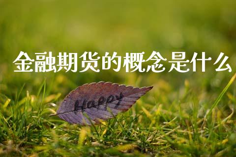 金融期货的概念是什么_https://www.kuaijiepai.net_国际期货_第1张