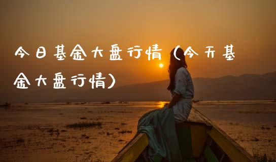 今日基金大盘行情（今天基金大盘行情）_https://www.kuaijiepai.net_期货理财_第1张