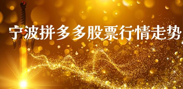 宁波拼多多股票行情走势_https://www.kuaijiepai.net_国际股建_第1张