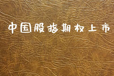 中国股指期权上市_https://www.kuaijiepai.net_国际股建_第1张