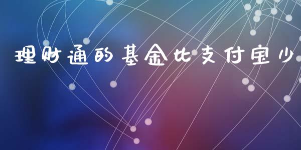 理财通的基金比支付宝少_https://www.kuaijiepai.net_期货理财_第1张