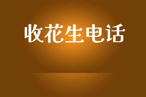 收花生电话_https://www.kuaijiepai.net_国际期货_第1张