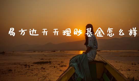 易方达天天理财基金怎么样_https://www.kuaijiepai.net_投资理财_第1张