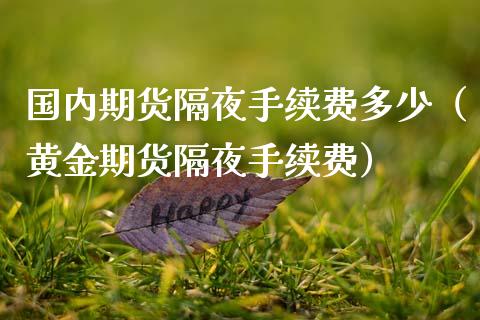 国内期货隔夜手续费多少（黄金期货隔夜手续费）_https://www.kuaijiepai.net_投资理财_第1张