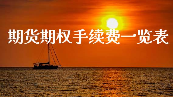 期货期权手续费一览表_https://www.kuaijiepai.net_期货在线_第1张