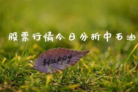 股票行情今日分析中石油_https://www.kuaijiepai.net_新股新闻_第1张