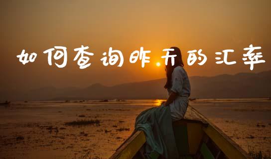 如何查询昨天的汇率_https://www.kuaijiepai.net_新股新闻_第1张