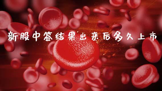 新股中签结果出来后多久上市_https://www.kuaijiepai.net_期货资讯_第1张