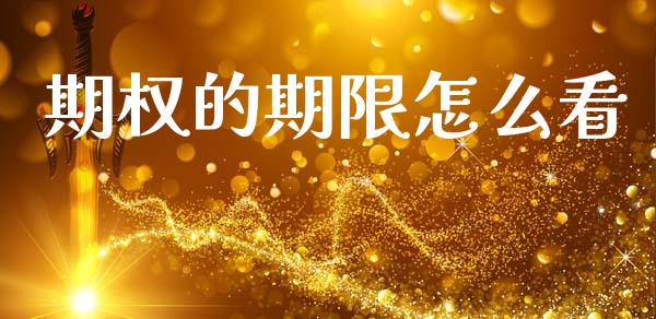 期权的期限怎么看_https://www.kuaijiepai.net_新股新闻_第1张