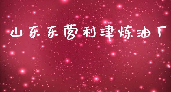 山东东营利津炼油厂_https://www.kuaijiepai.net_期货在线_第1张