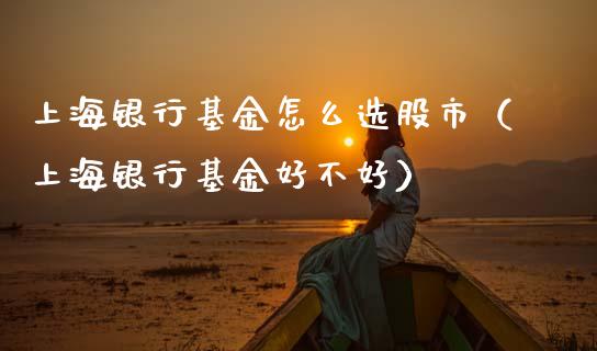 上海银行基金怎么选股市（上海银行基金好不好）_https://www.kuaijiepai.net_期货理财_第1张