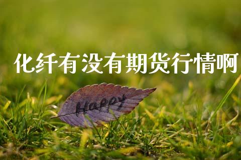 化纤有没有期货行情啊_https://www.kuaijiepai.net_期货资讯_第1张