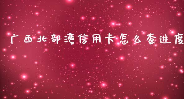 广西北部湾信用卡怎么查进度_https://www.kuaijiepai.net_投资理财_第1张