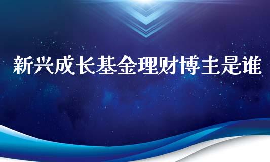 新兴成长基金理财博主是谁_https://www.kuaijiepai.net_投资理财_第1张
