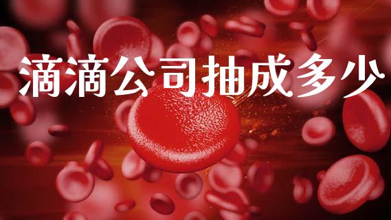 滴滴公司抽成多少_https://www.kuaijiepai.net_期货理财_第1张
