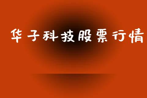 华子科技股票行情_https://www.kuaijiepai.net_新股新闻_第1张