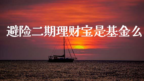 避险二期理财宝是基金么_https://www.kuaijiepai.net_投资理财_第1张