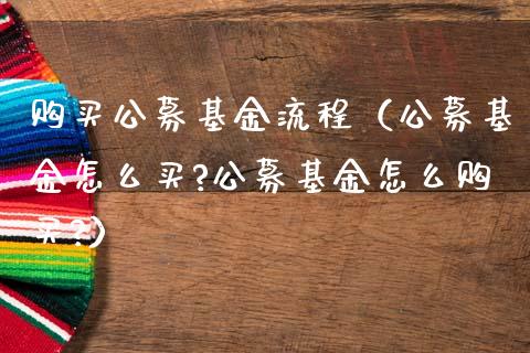 购买公募基金流程（公募基金怎么买?公募基金怎么购买?）_https://www.kuaijiepai.net_投资理财_第1张