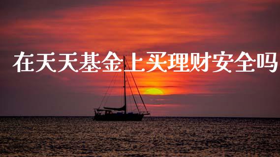 在天天基金上买理财安全吗_https://www.kuaijiepai.net_投资理财_第1张