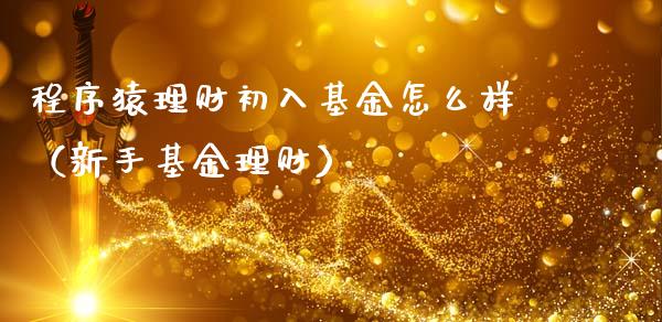 程序猿理财初入基金怎么样（新手基金理财）_https://www.kuaijiepai.net_期货理财_第1张