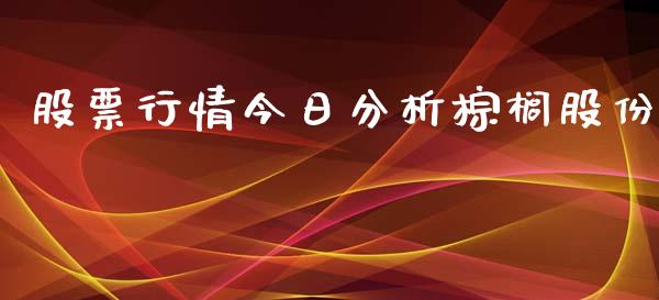 股票行情今日分析棕榈股份_https://www.kuaijiepai.net_新股新闻_第1张