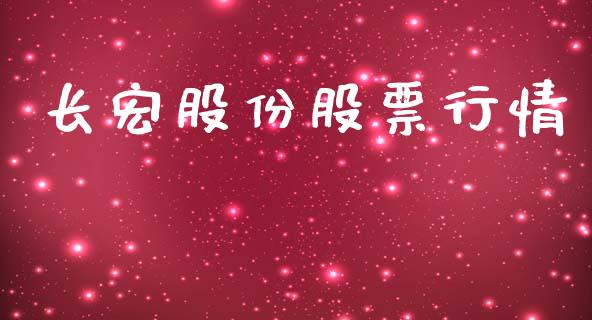 长宏股份股票行情_https://www.kuaijiepai.net_新股新闻_第1张