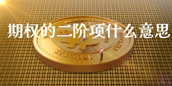 期权的二阶项什么意思_https://www.kuaijiepai.net_新股新闻_第1张