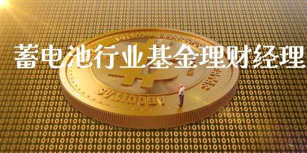 蓄电池行业基金理财经理_https://www.kuaijiepai.net_期货理财_第1张
