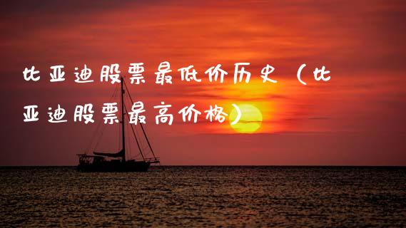 比亚迪股票最低价历史（比亚迪股票最高价格）_https://www.kuaijiepai.net_国际股建_第1张
