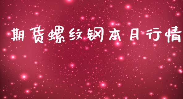 期货螺纹钢本月行情_https://www.kuaijiepai.net_期货在线_第1张