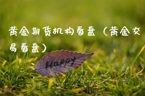 黄金期货机构看盘（黄金交易看盘）_https://www.kuaijiepai.net_国际期货_第1张