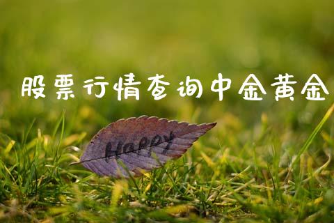 股票行情查询中金黄金_https://www.kuaijiepai.net_新股新闻_第1张