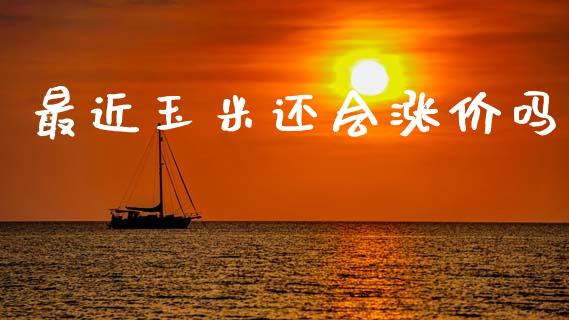 最近玉米还会涨价吗_https://www.kuaijiepai.net_期货资讯_第1张