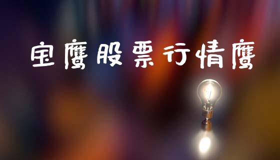 宝鹰股票行情鹰_https://www.kuaijiepai.net_国际股建_第1张