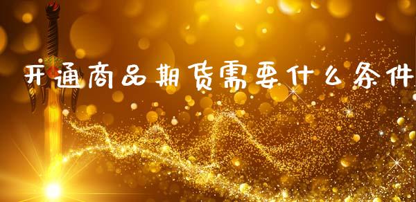 开通商品期货需要什么条件_https://www.kuaijiepai.net_期货资讯_第1张