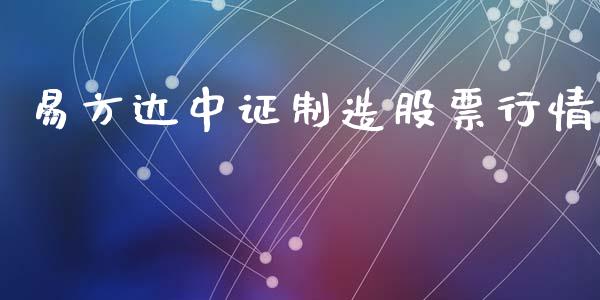 易方达中证制造股票行情_https://www.kuaijiepai.net_股票理论_第1张