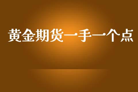 黄金期货一手一个点_https://www.kuaijiepai.net_期货资讯_第1张
