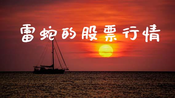 雷蛇的股票行情_https://www.kuaijiepai.net_新股新闻_第1张
