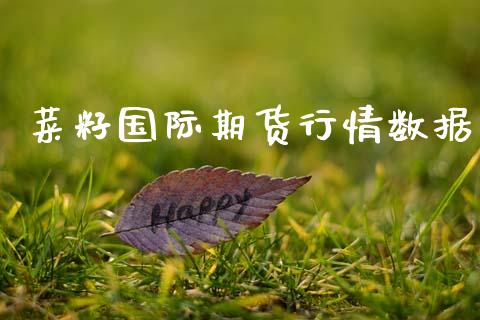菜籽国际期货行情数据_https://www.kuaijiepai.net_期货在线_第1张