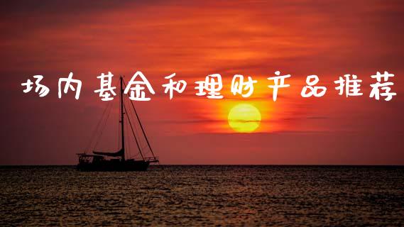 场内基金和理财产品推荐_https://www.kuaijiepai.net_期货理财_第1张