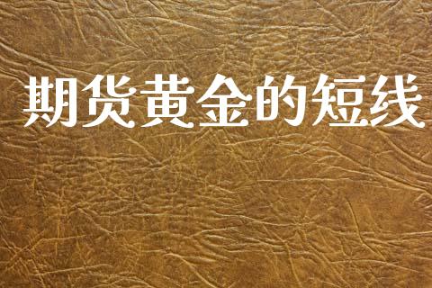 期货黄金的短线_https://www.kuaijiepai.net_国际期货_第1张