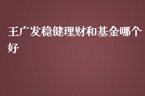 王广发稳健理财和基金哪个好_https://www.kuaijiepai.net_投资理财_第1张