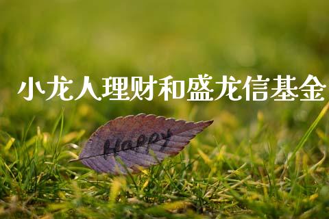 小龙人理财和盛龙信基金_https://www.kuaijiepai.net_投资理财_第1张