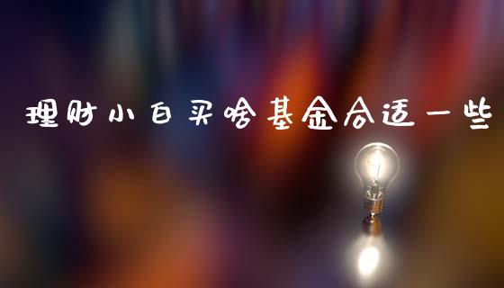 理财小白买啥基金合适一些_https://www.kuaijiepai.net_投资理财_第1张