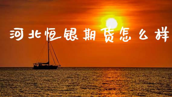 河北恒银期货怎么样_https://www.kuaijiepai.net_新股新闻_第1张