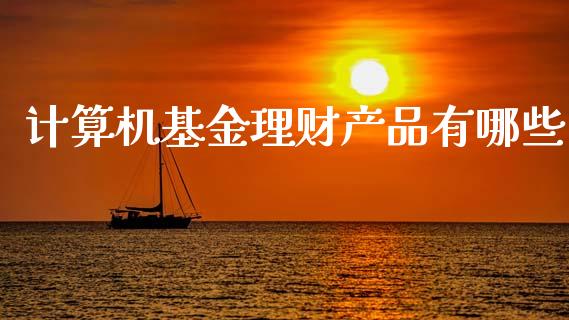 计算机基金理财产品有哪些_https://www.kuaijiepai.net_投资理财_第1张
