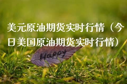 美元原油期货实时行情（今日美国原油期货实时行情）_https://www.kuaijiepai.net_国际期货_第1张