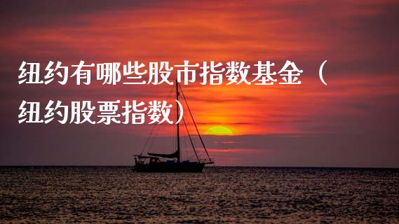 纽约有哪些股市指数基金（纽约股票指数）_https://www.kuaijiepai.net_投资理财_第1张