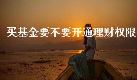 买基金要不要开通理财权限_https://www.kuaijiepai.net_期货理财_第1张